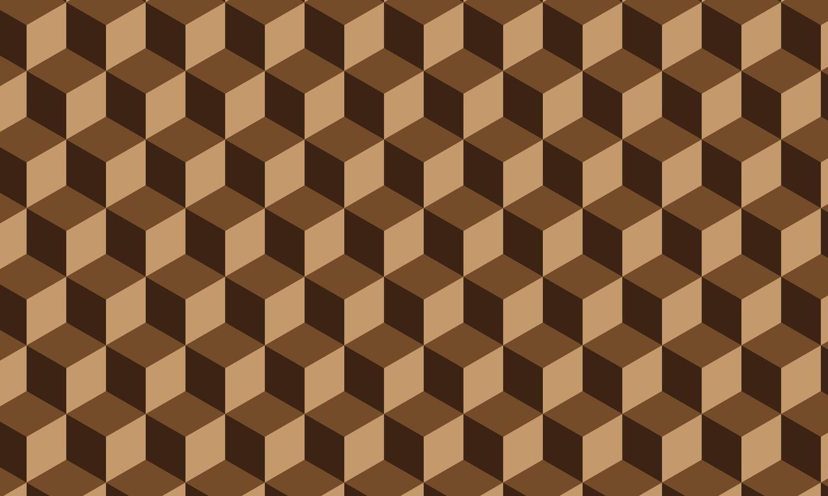 simple abstract brown color geometric square cube box pattern the pattern of the squares of brown vector