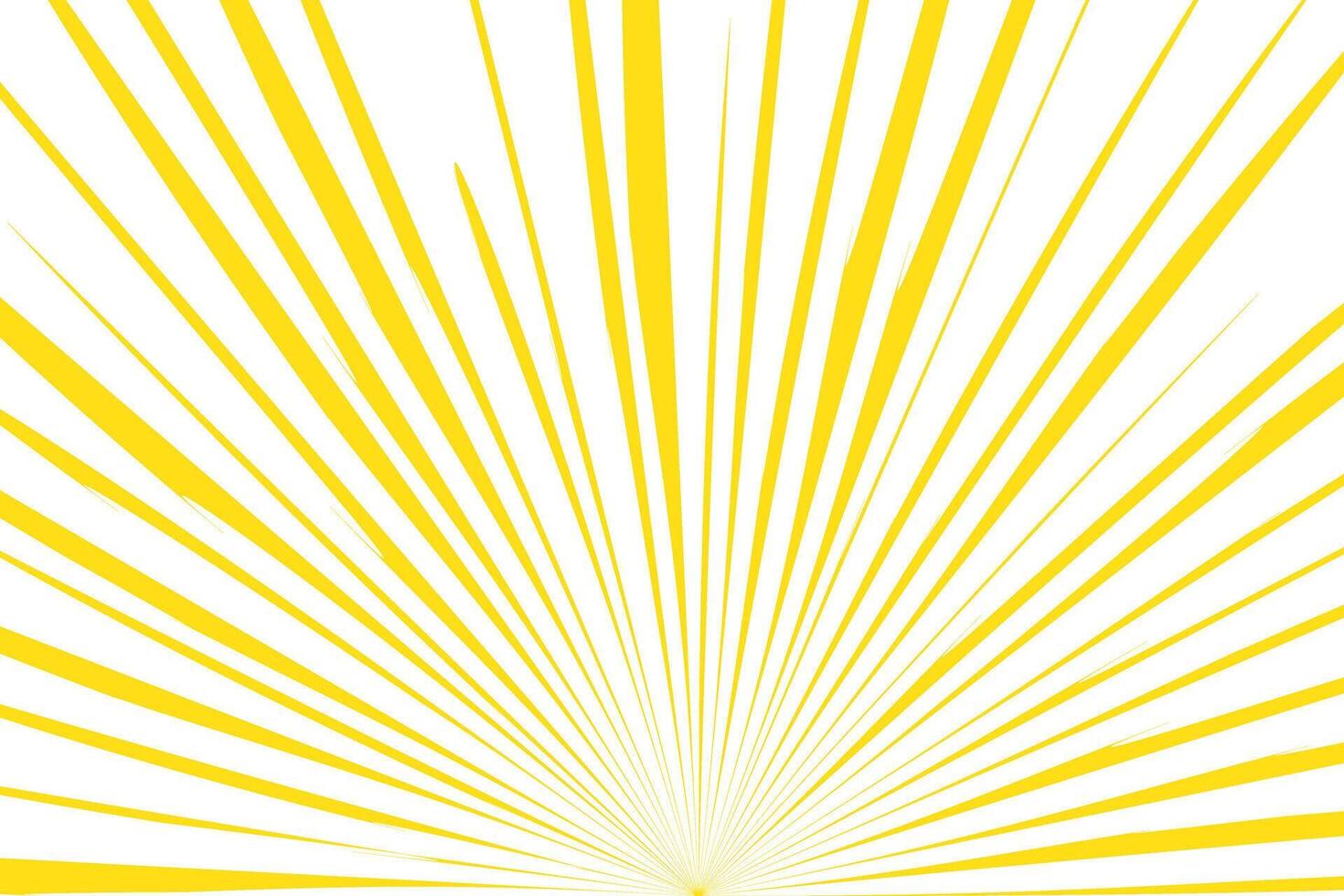 simple abstract yellow color creative geometric rendom vertical sunbrust thin line pattern yellow and white background vector