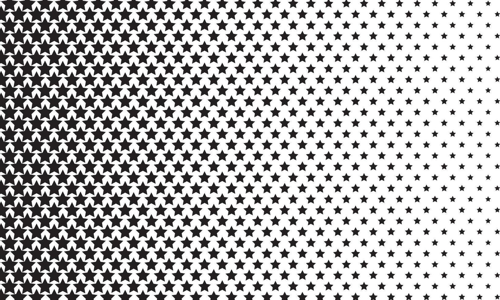 simple abstract black color geometric small star halftone blend pattern a black and white background with a pattern of stars vector