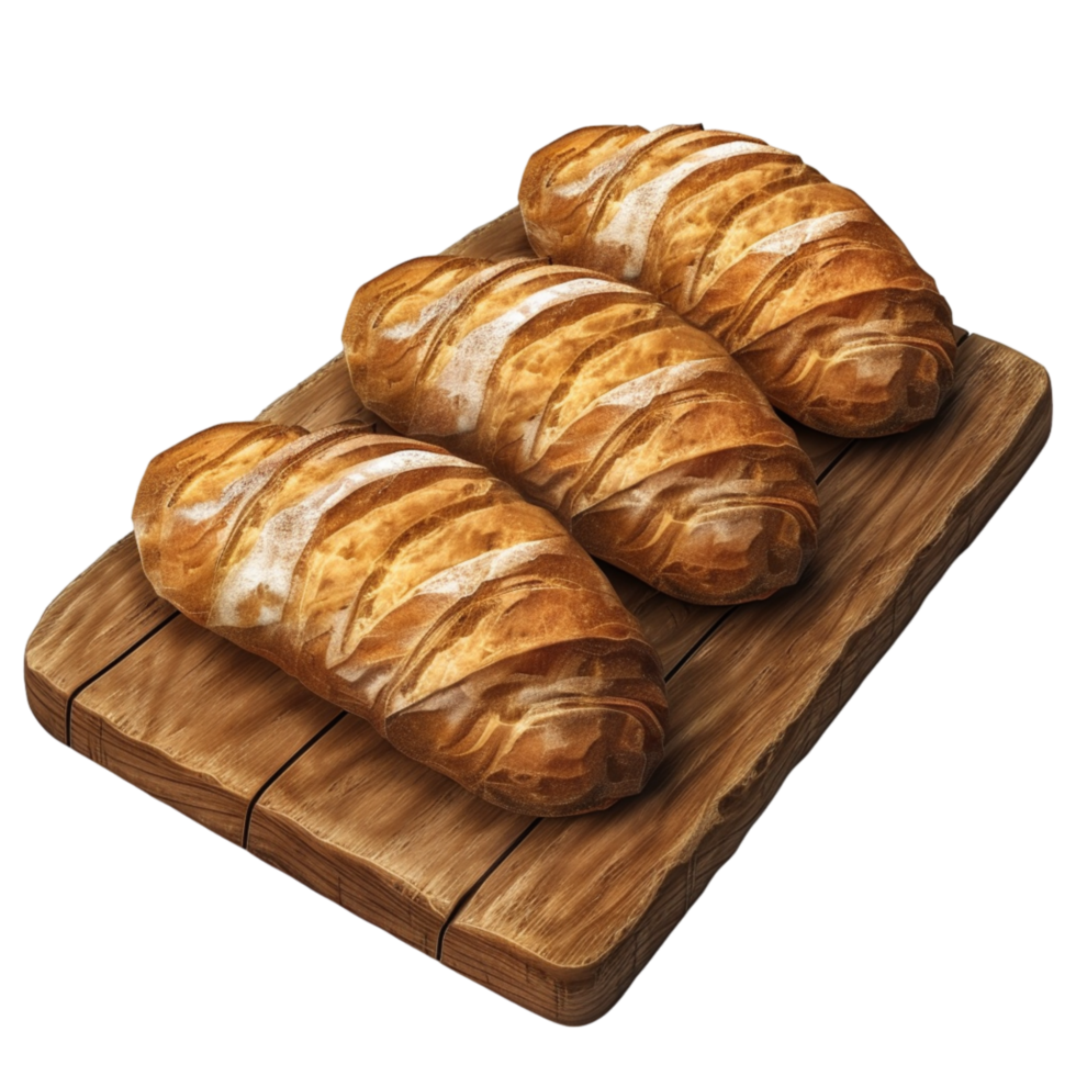 genererad ai hela vete limpa franska bröd png