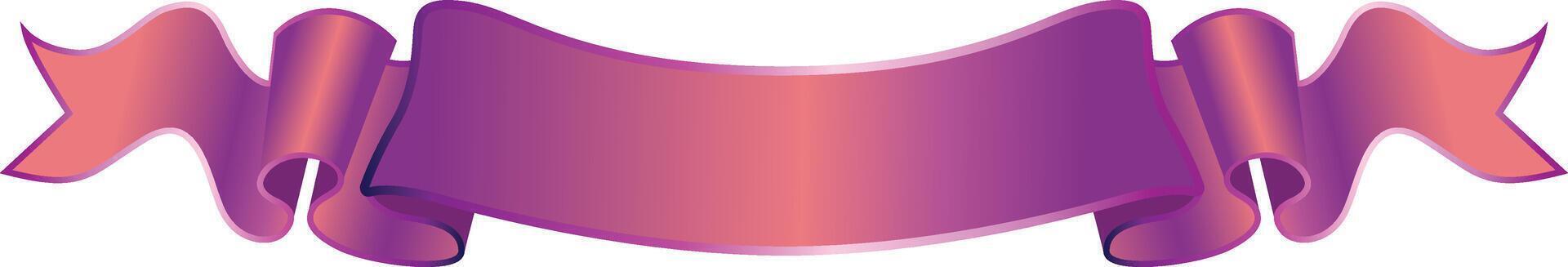 Elegant Gradient harmony Ribbon Banner illustration vector