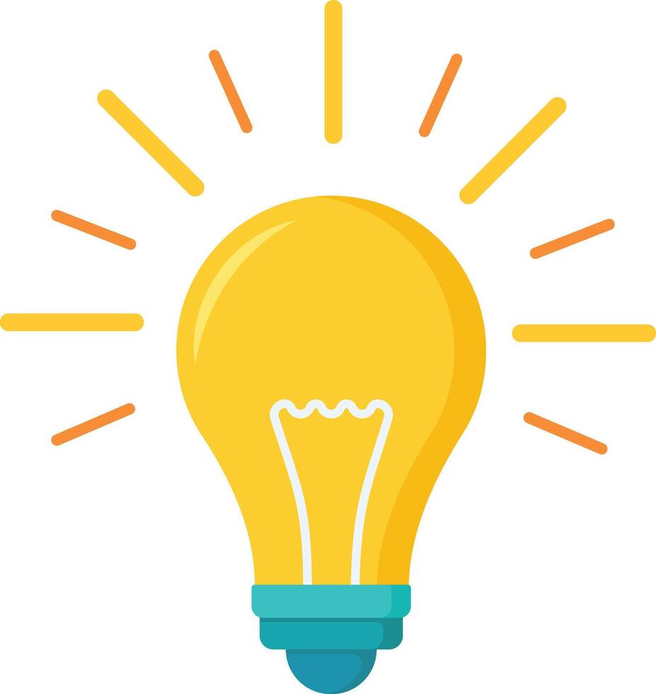Light Bulb Icon vector