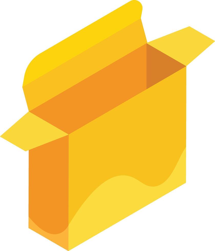 Open Cardboard Box vector