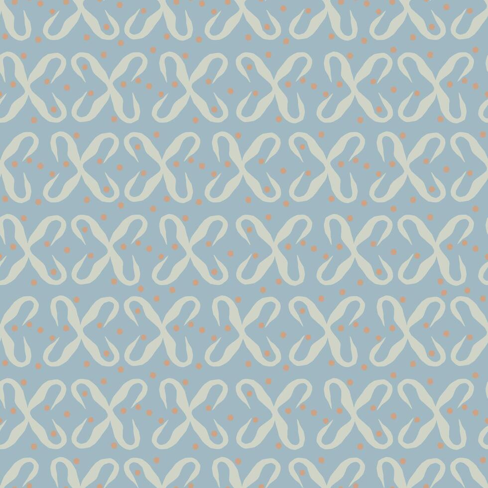 Abstract shape illustration seamless repeat pattern digital artwork vector