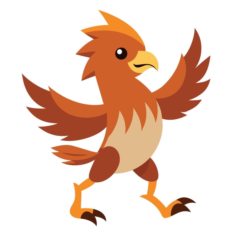 Galapagos Masked Booby Bird goes kawaii vector