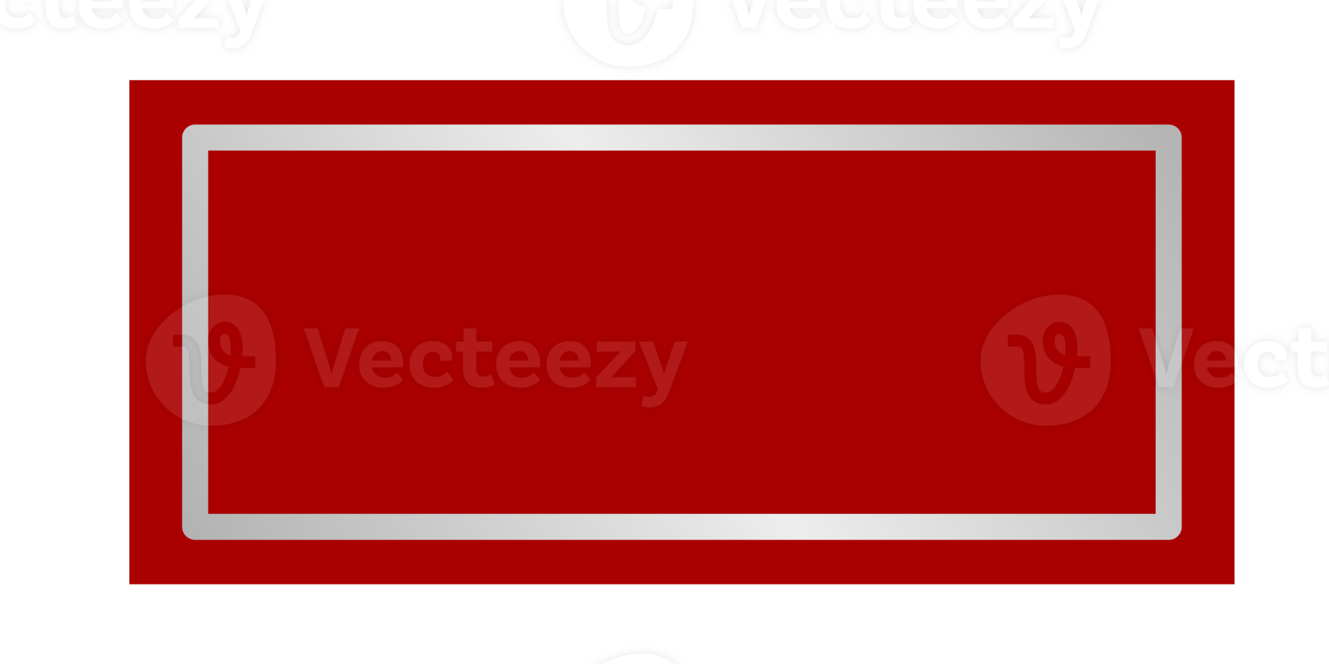 Red Rectangle Label Banner png