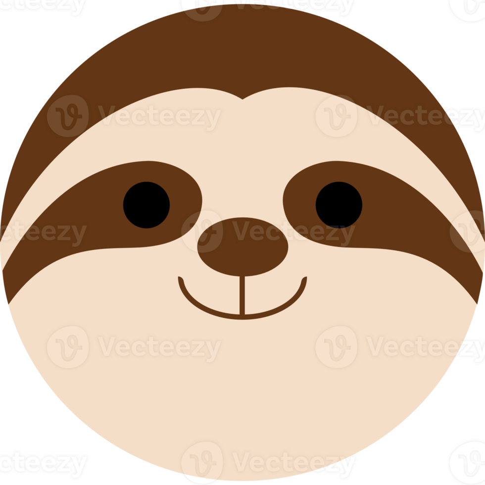 Sloth Cartoon Illustration Design Wild Animal Cartoon png