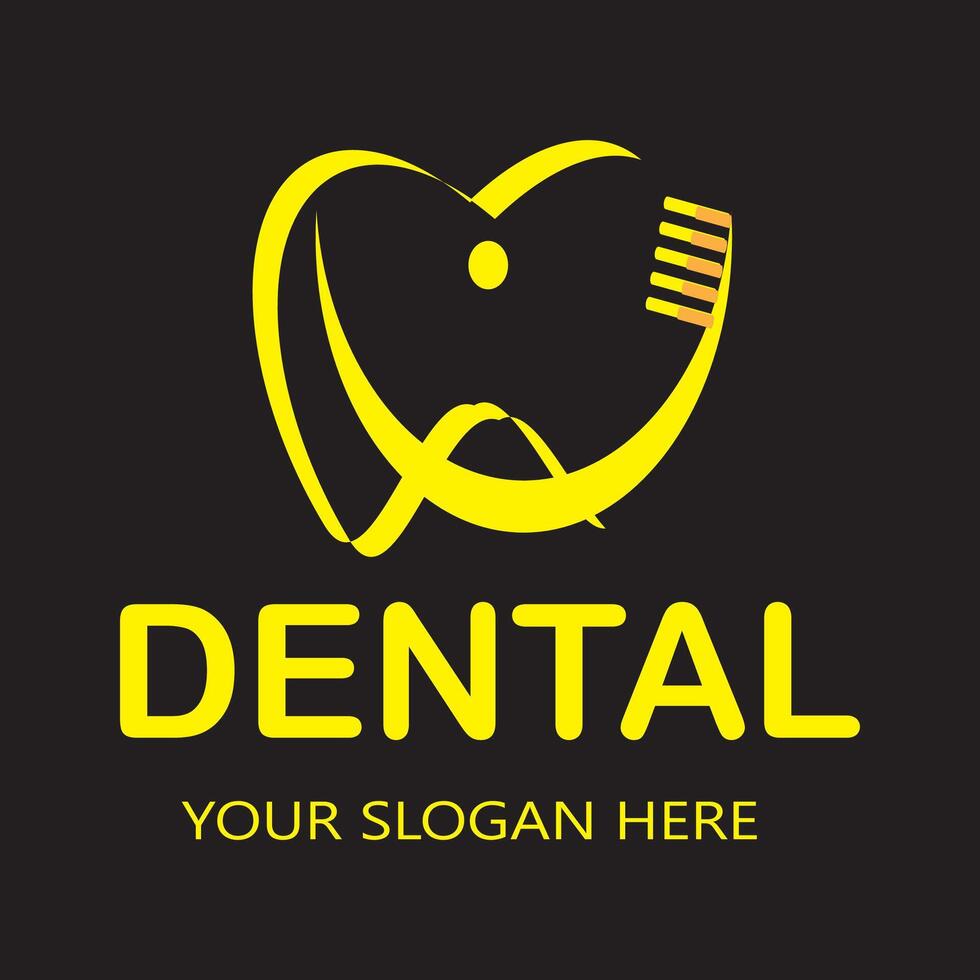 Dental logo design vector
