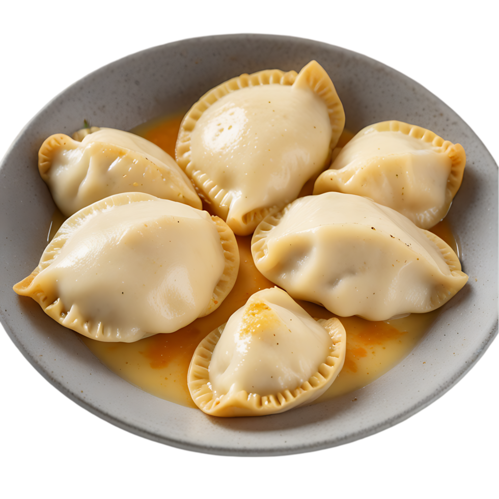 Pierogi In Plate Transparent png