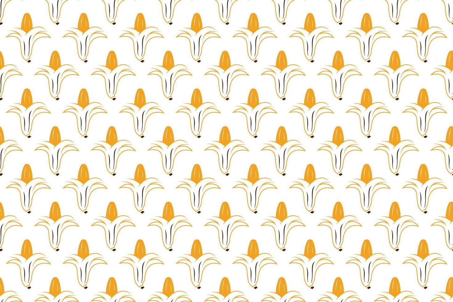 Abstract seamless pattern background of banana vector