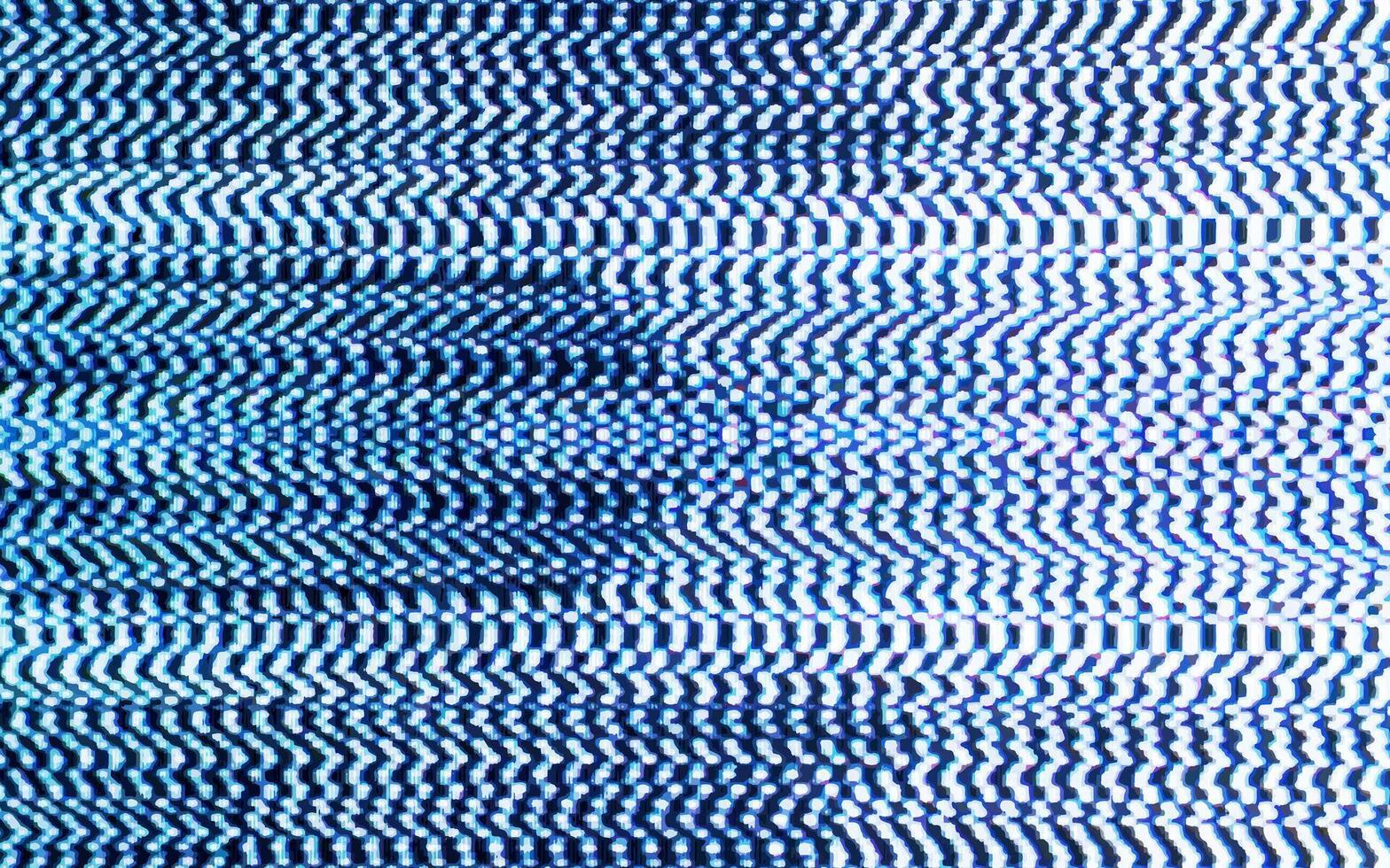 Glitch or static noise texture with white stripes and blue colored pixels. No signal 404 error. Abstract background Glitch Screen Effect Background. Overlay Digital Pixel Dots Noise Glitch Error. vector