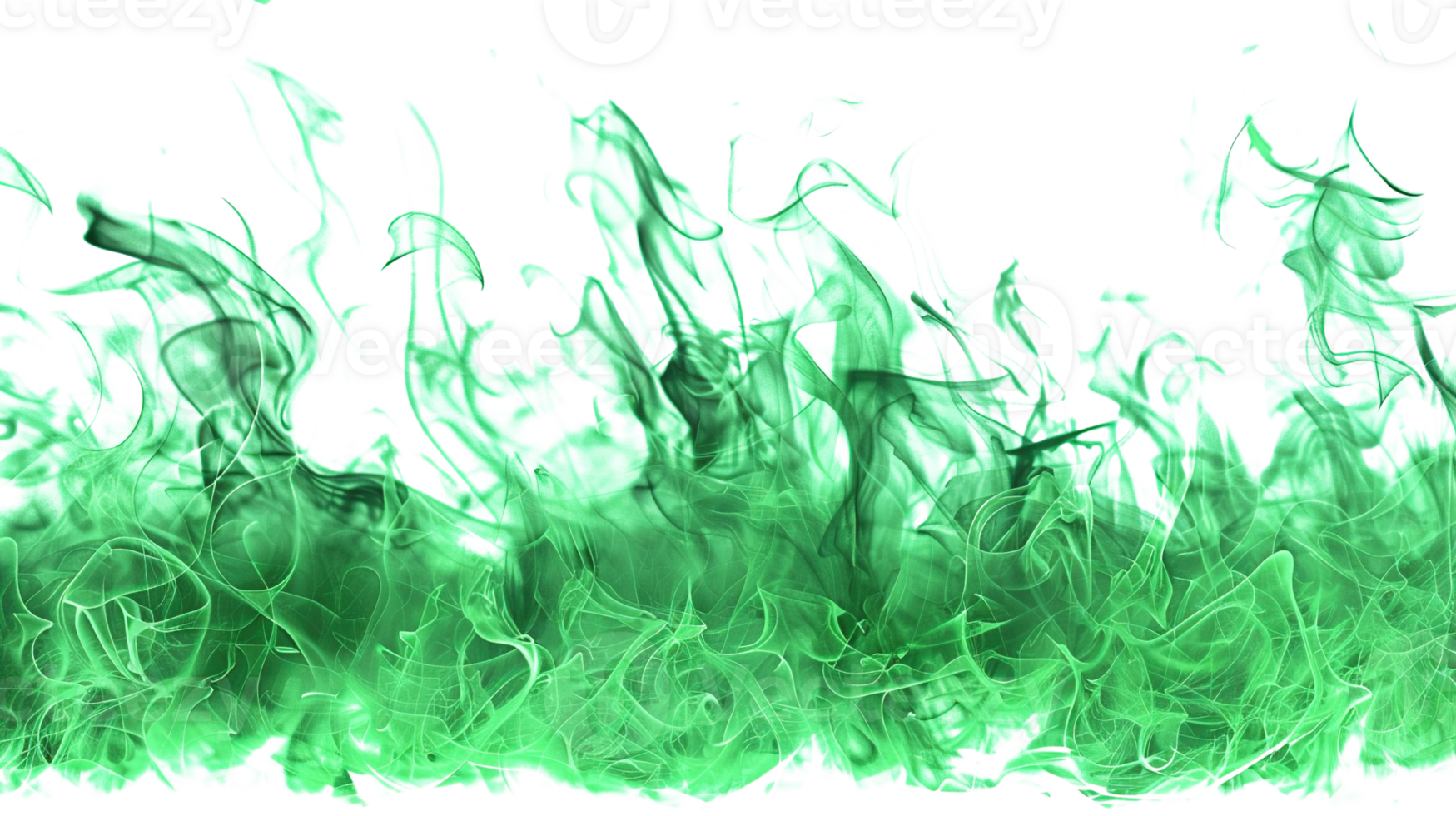 Green Fire Flame Effect on Transparent Background - Flames Hot Burn Orange Red Glow Spark Flaming Burning Campfire png