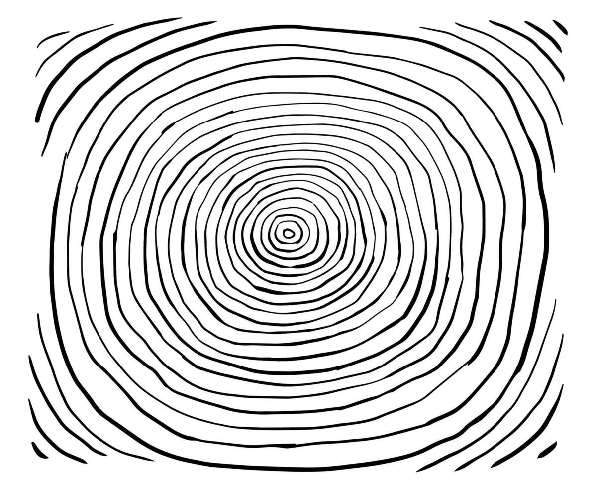 Line art hand drawn illustration vector