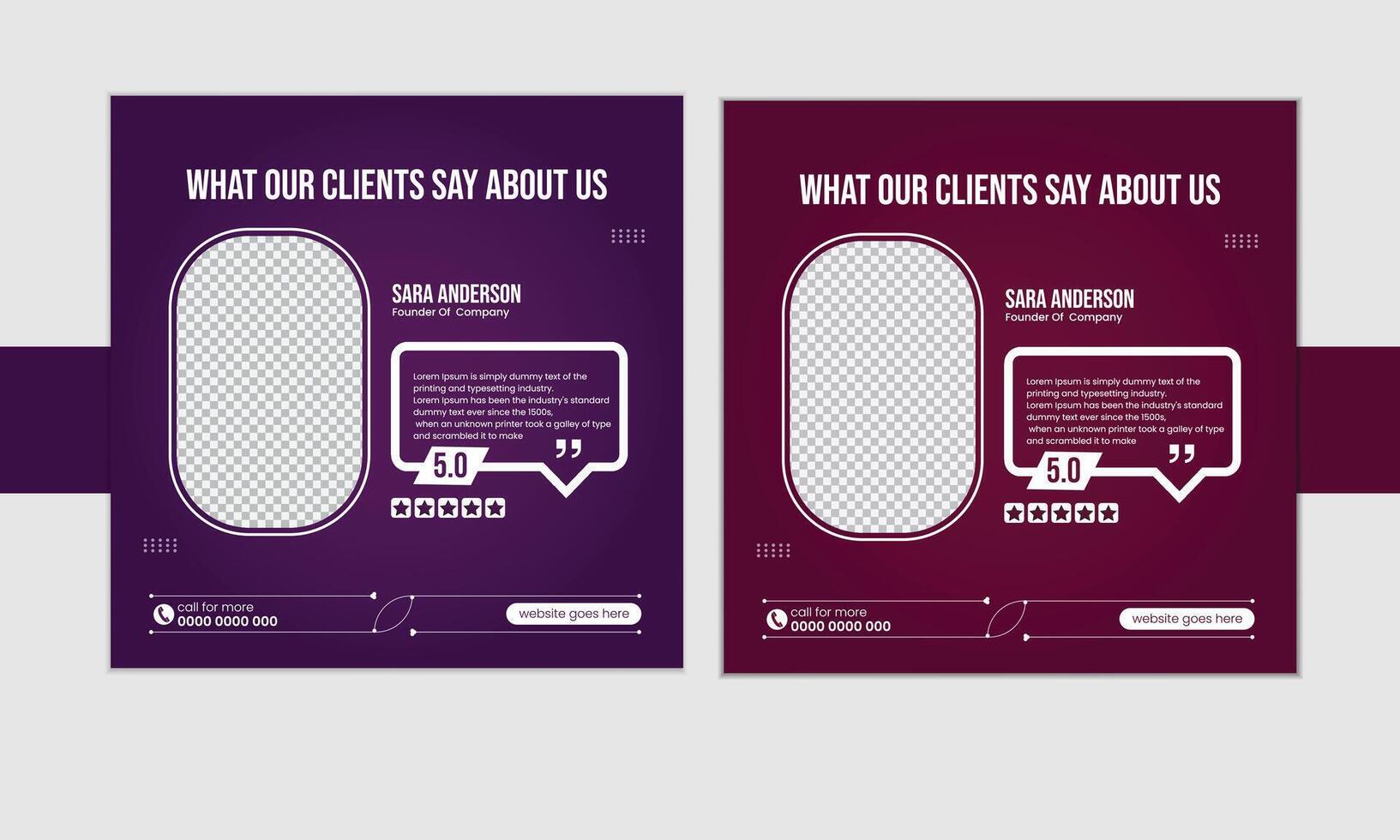 Creative Testimonial Quote Infographic Template Quote Testimonial Template Design vector
