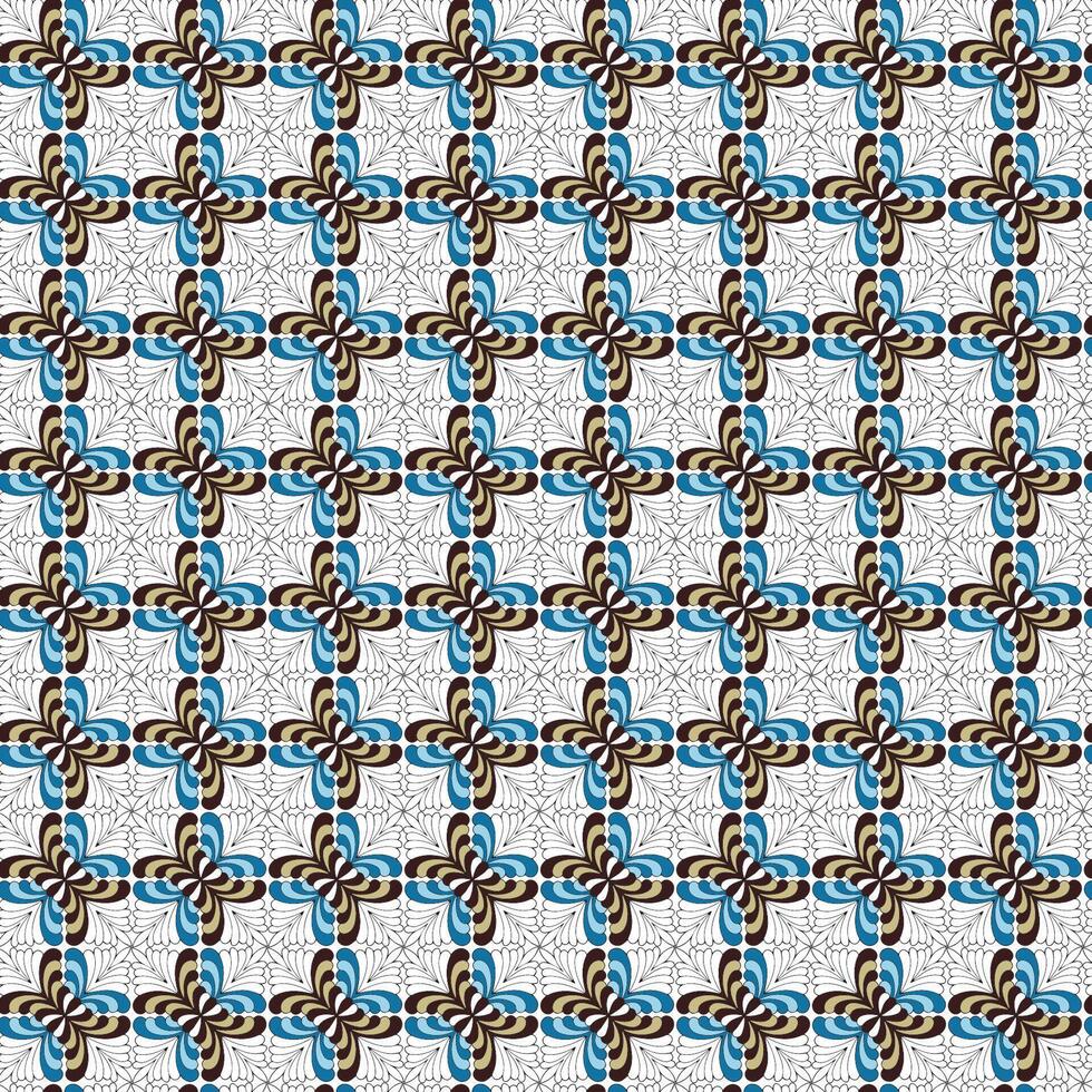 Free floral seamless pattern blooming sakura on white background hand drawn botanica vector