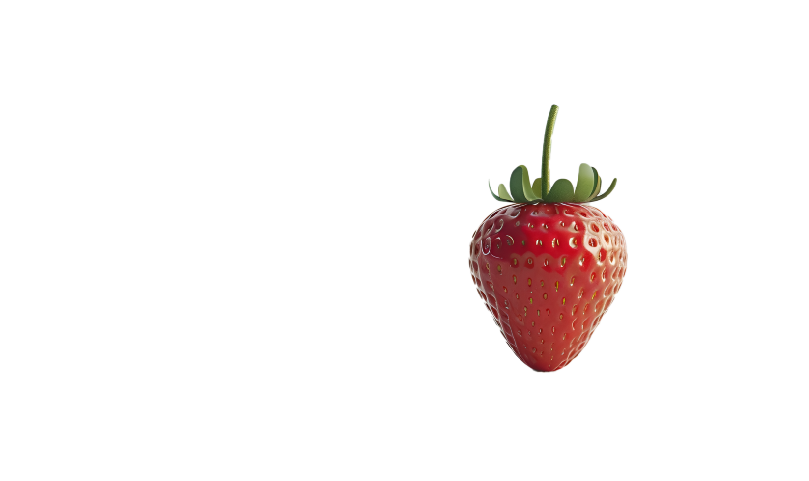 Fresh Strawberries on Transparent Background png