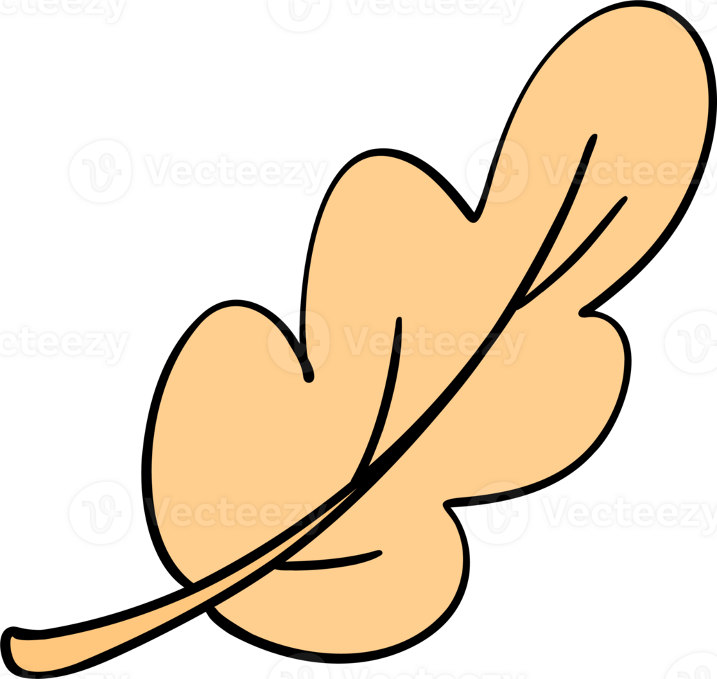Cute Pastel fall leaf Groovy Retro Cartoon Character Girly Coquette Flower Doodle png