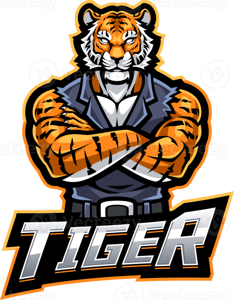 Tiger mascot logo png