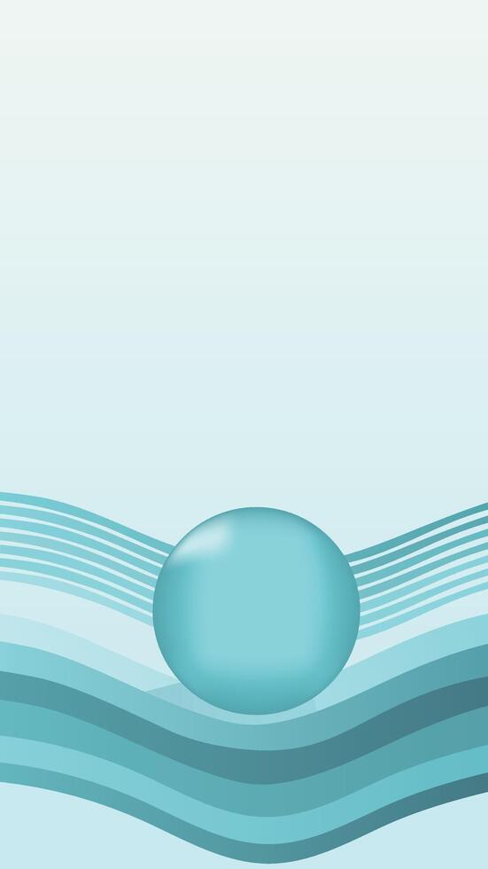 Abstract background with ball with copy space vector