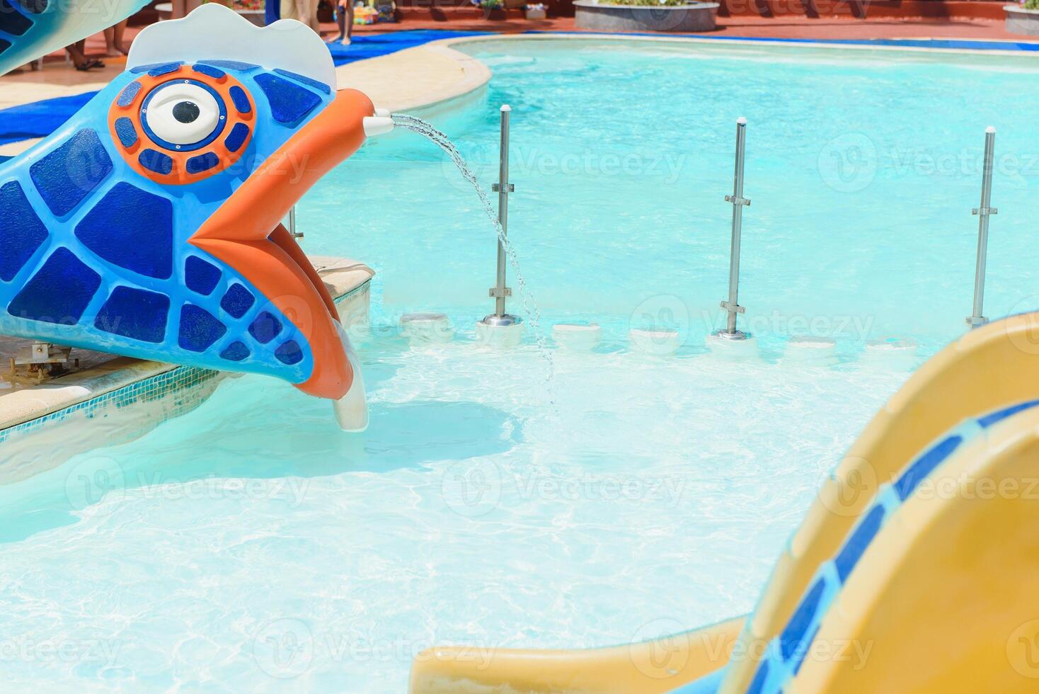 grand slide in water park photo
