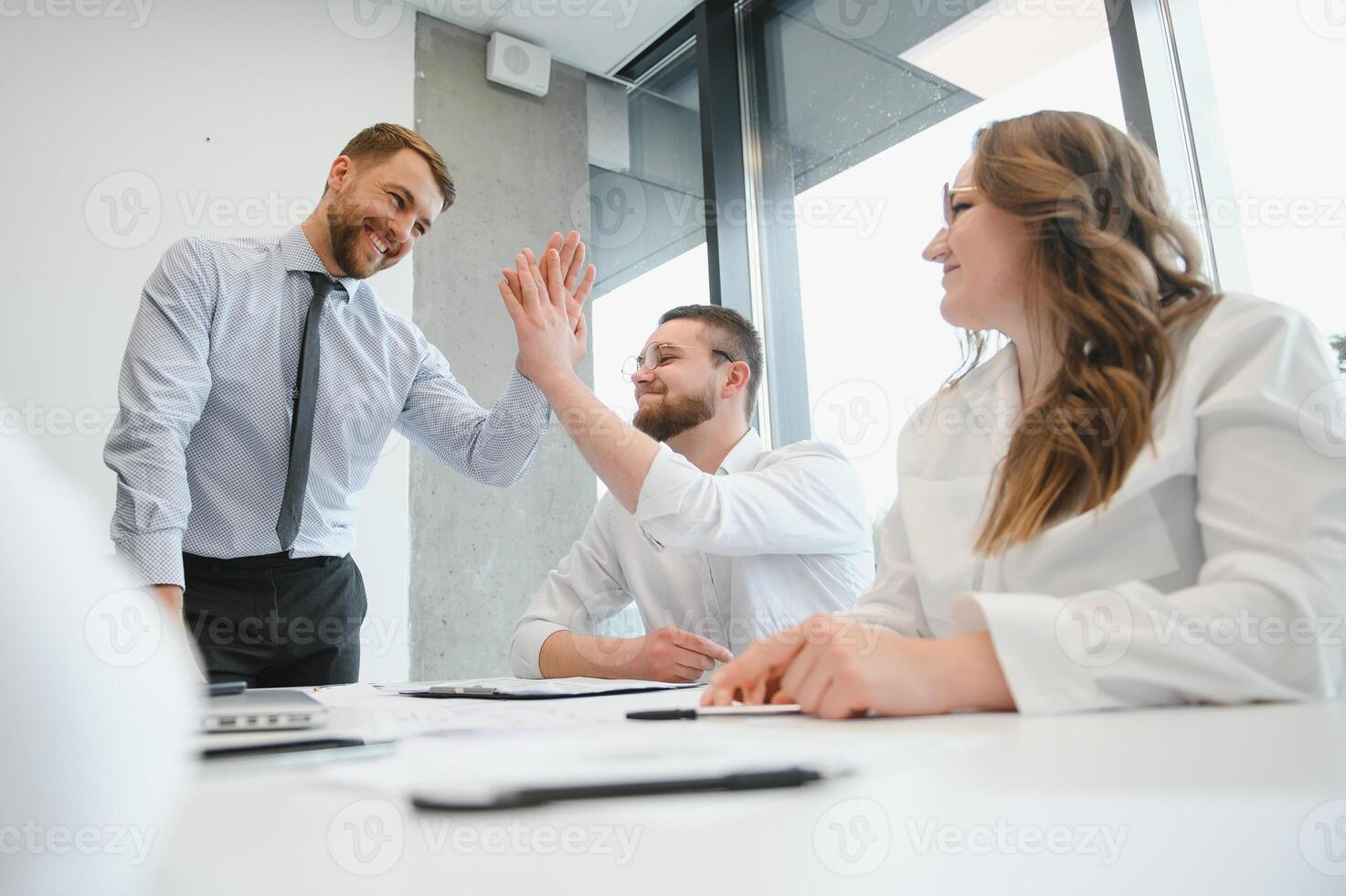Business Team Finance Stock Exchange Busy Concept photo