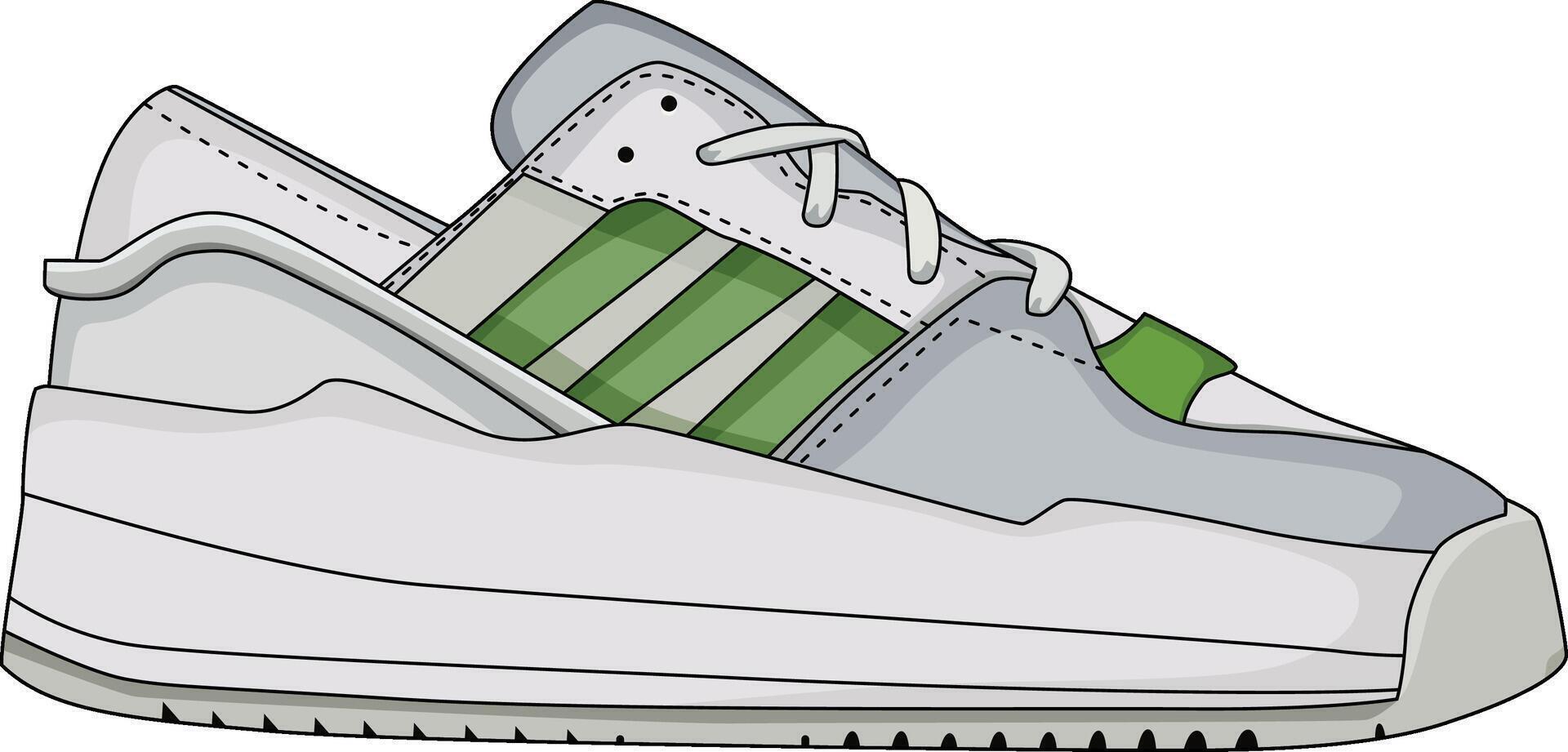 sneakers shoes for training, running shoe illustration. Sport shoes , isolated vector