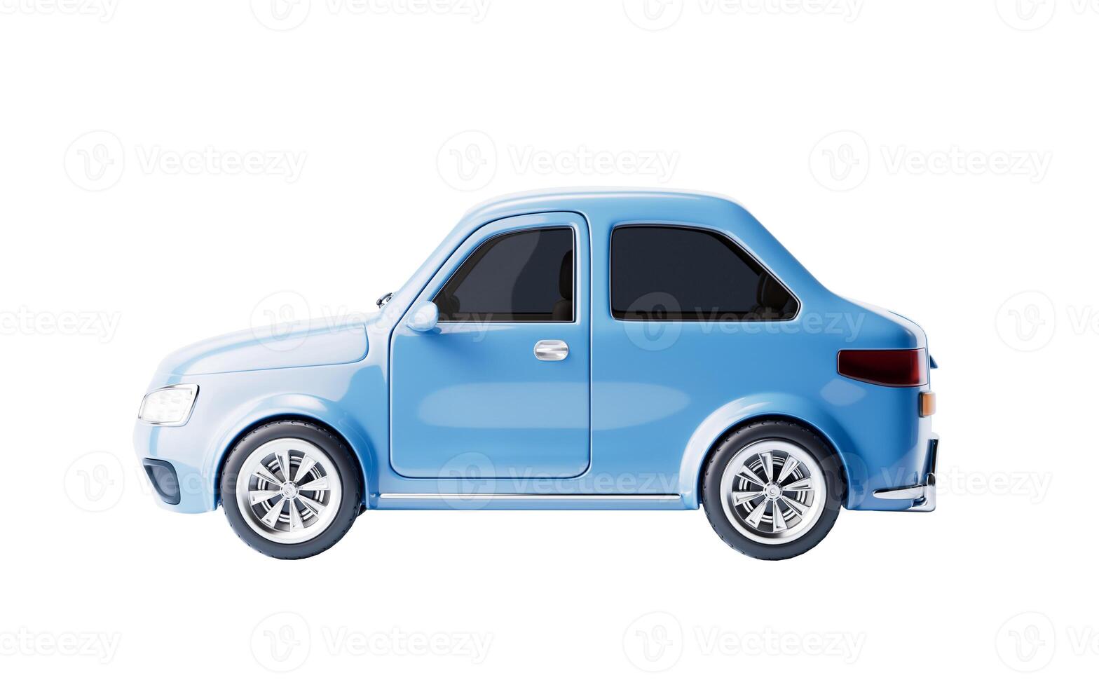 Realistic 3D style automobile car, 3d rendering. photo