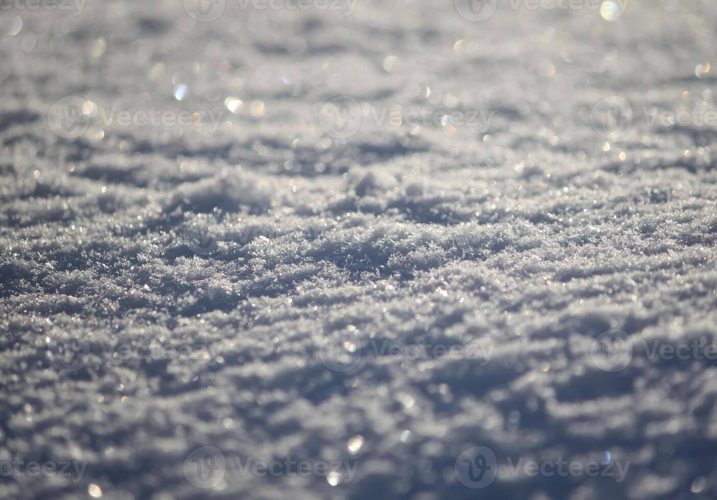 Icy pattern on frozen window. photo