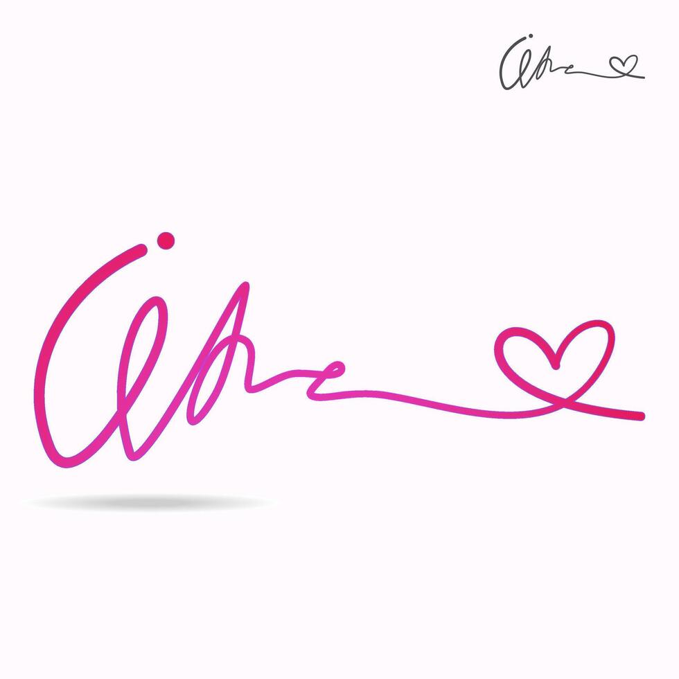 Troubled pink love, chaotic symbol of complicated relationship vector