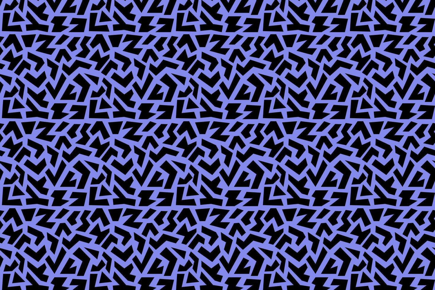 geometric abstract maze with triangle seamless pattern on blue background for print wrapping, banner, card. mosaic and labyrinth lines texture pattern. zigzag and triangle seamless pattern vector