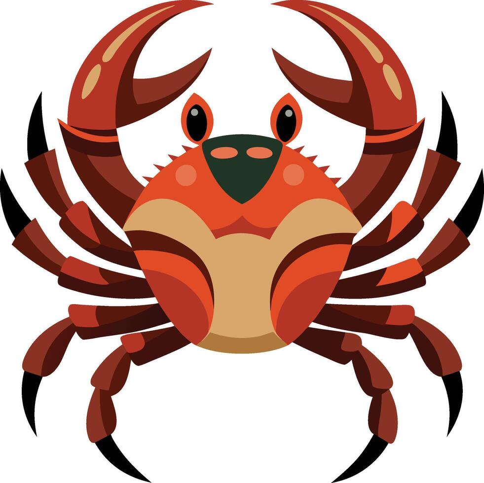 Crab Illustration Design vector