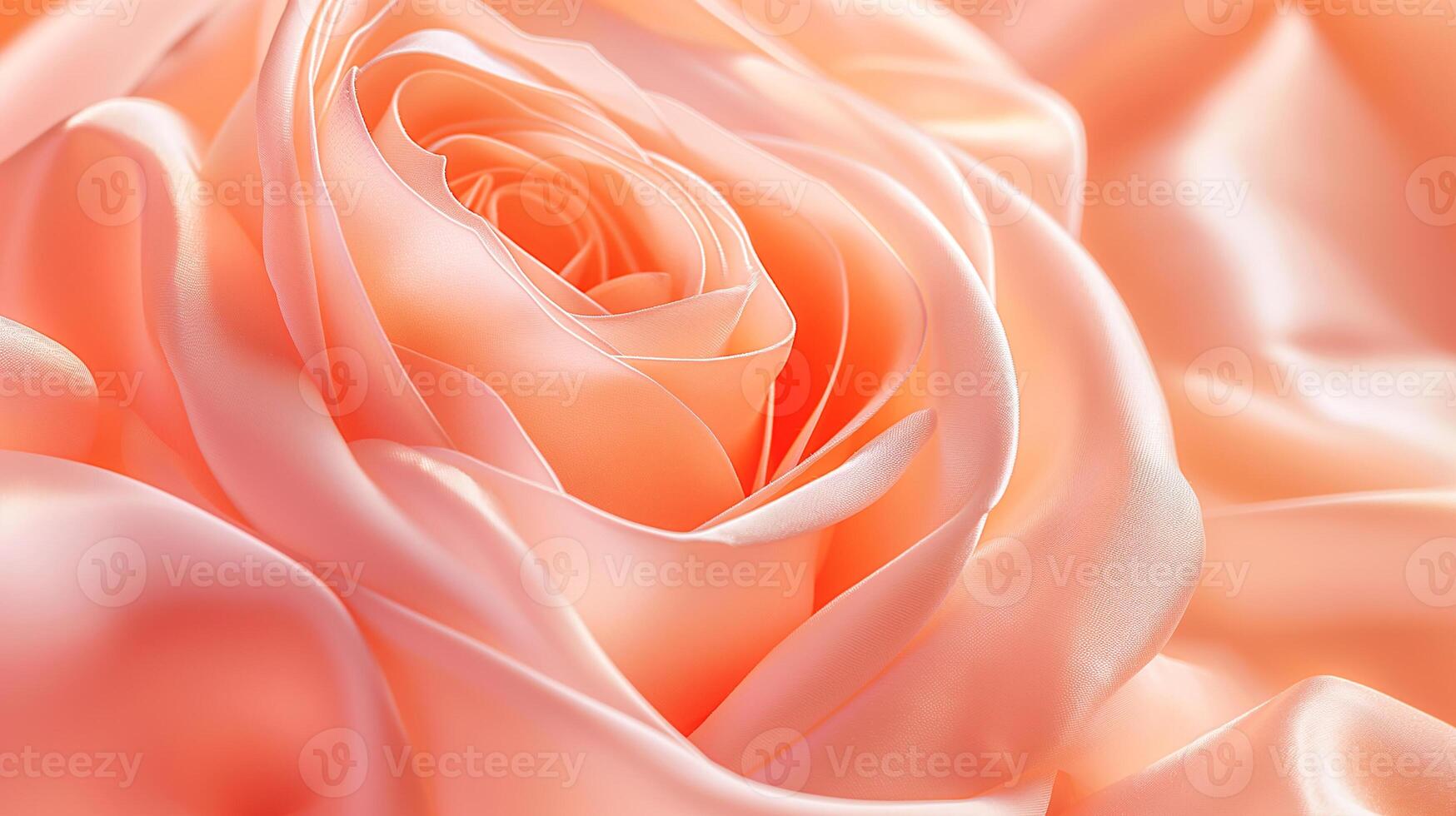 Orange rose pattern silk texture of satin abstract background. Smooth soft fabric background. Textile industry background. photo