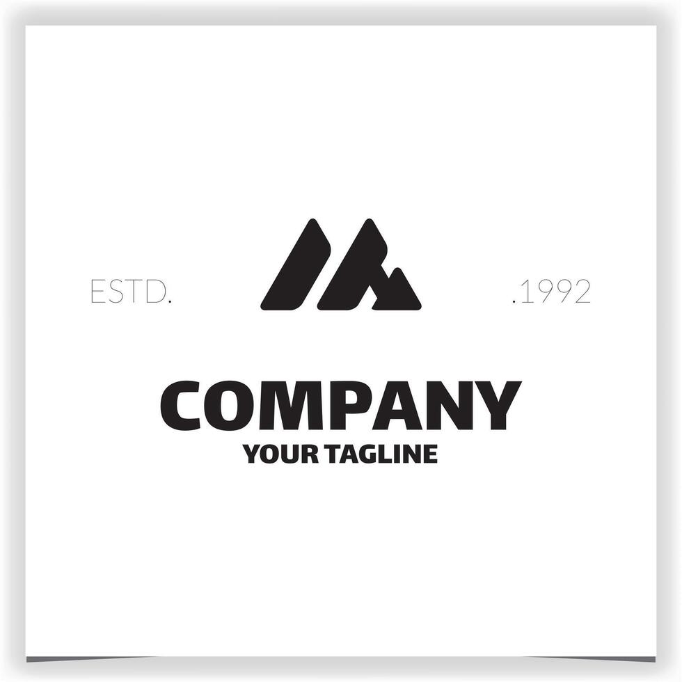 Letter ma logo design design template vector