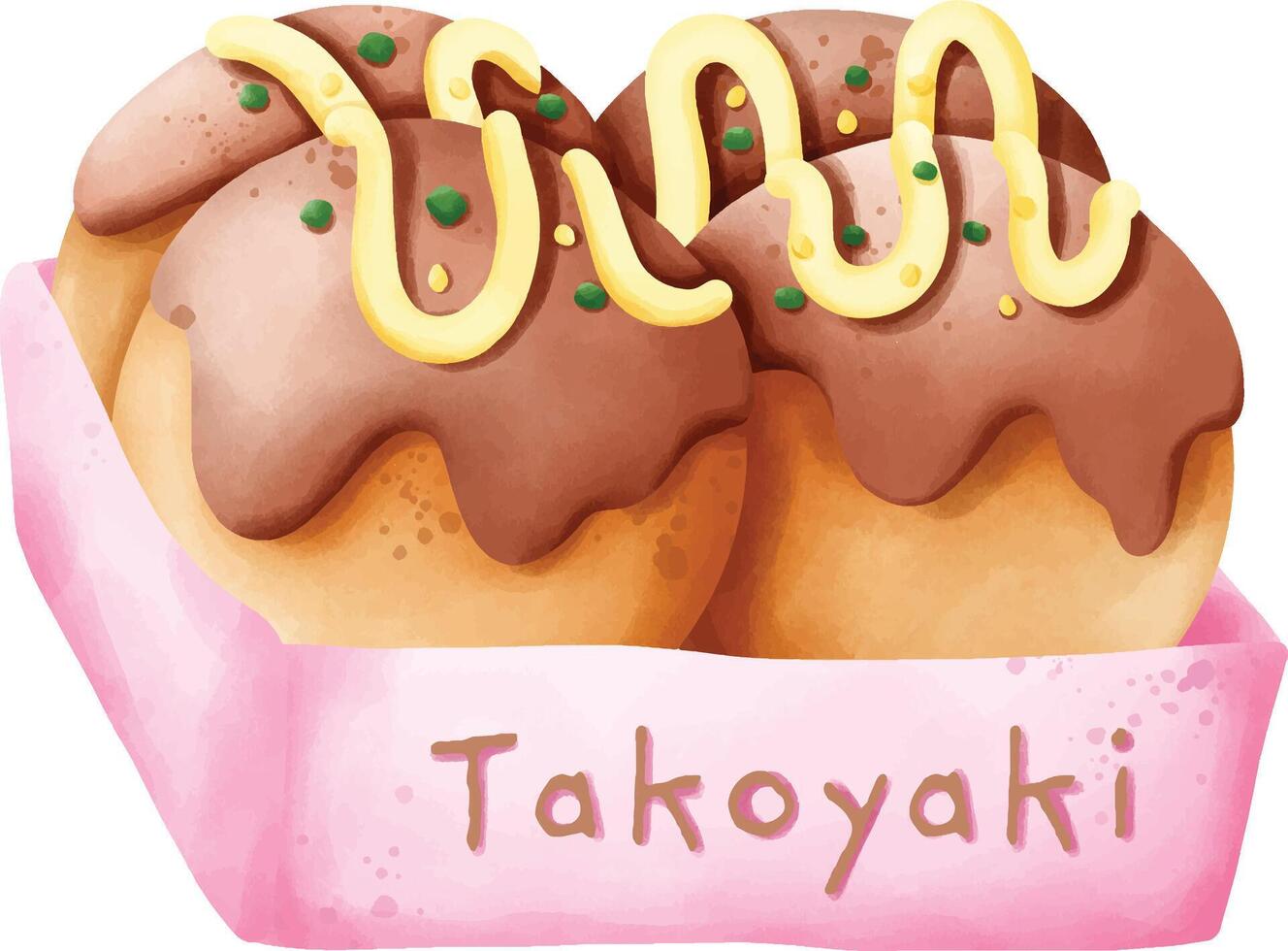 Korean street food vector