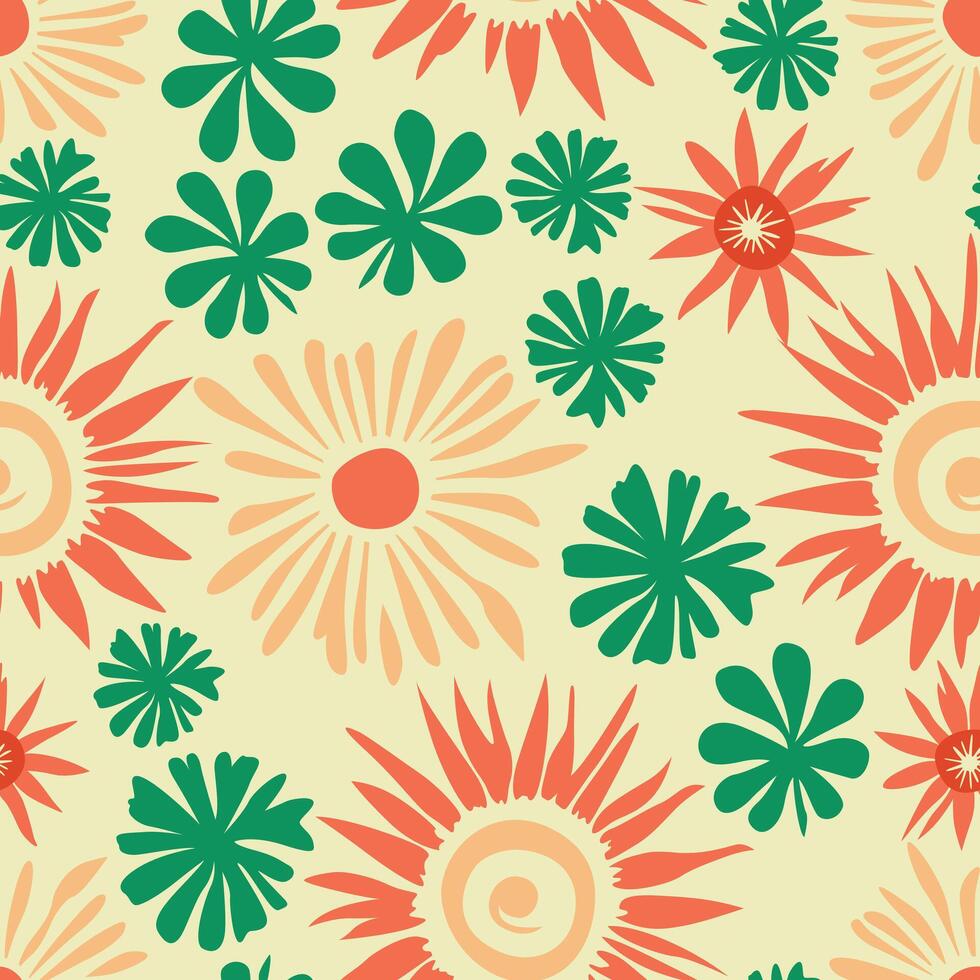Elegant design featuring a tropical bohemian pattern with vibrant colors and intricate details, perfect for adding a touch of exotic charm and artistic flair to any project. vector