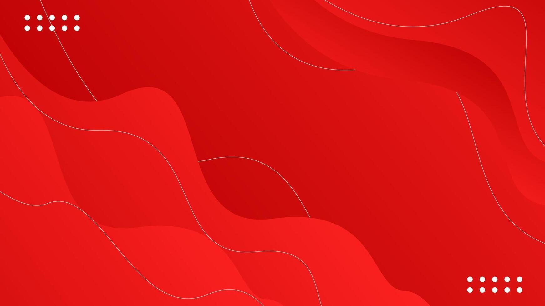 Abstract red background. Red liquid shapes, modern background with lines suitable for banners, covers, presentations. illustration vector