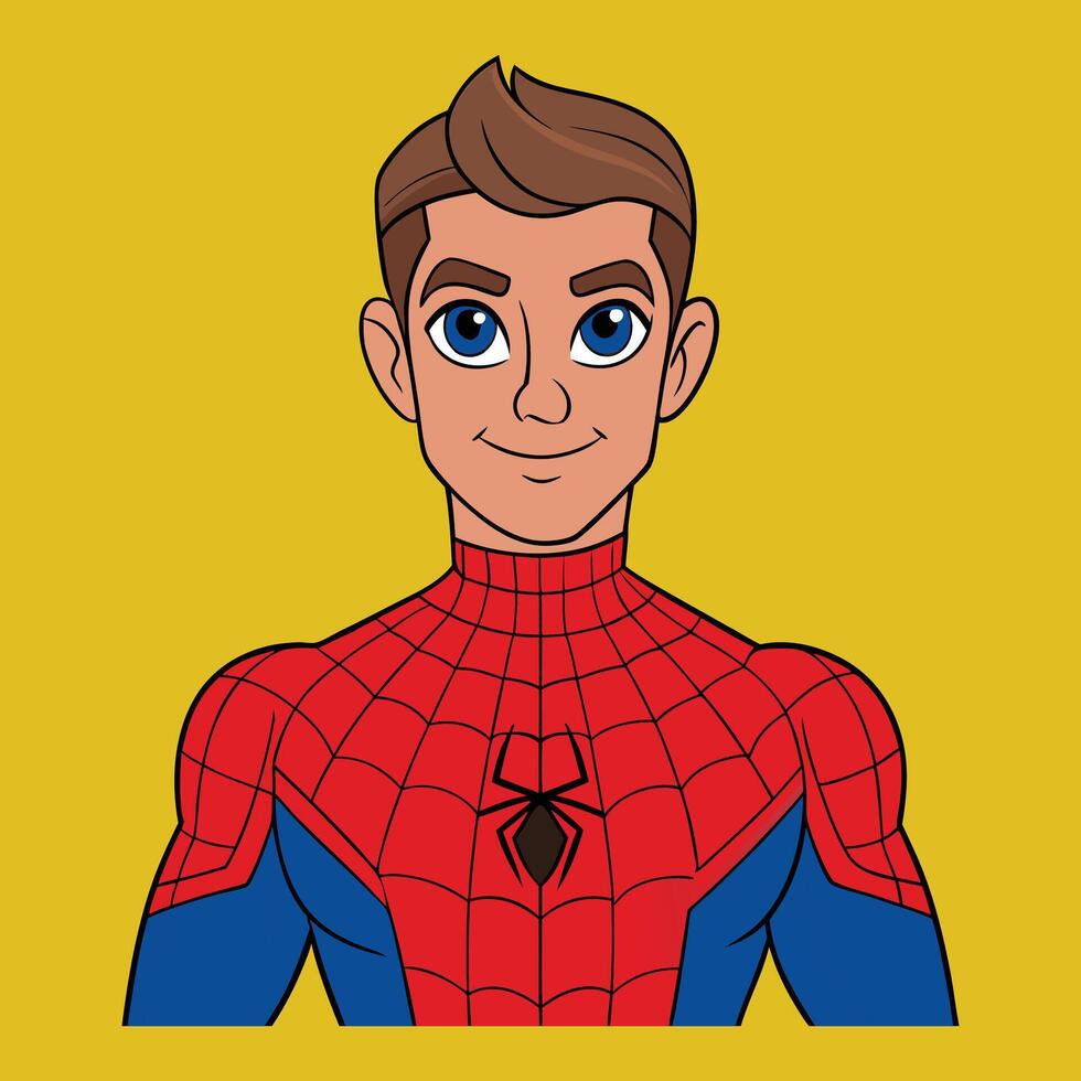 Spider man design vector