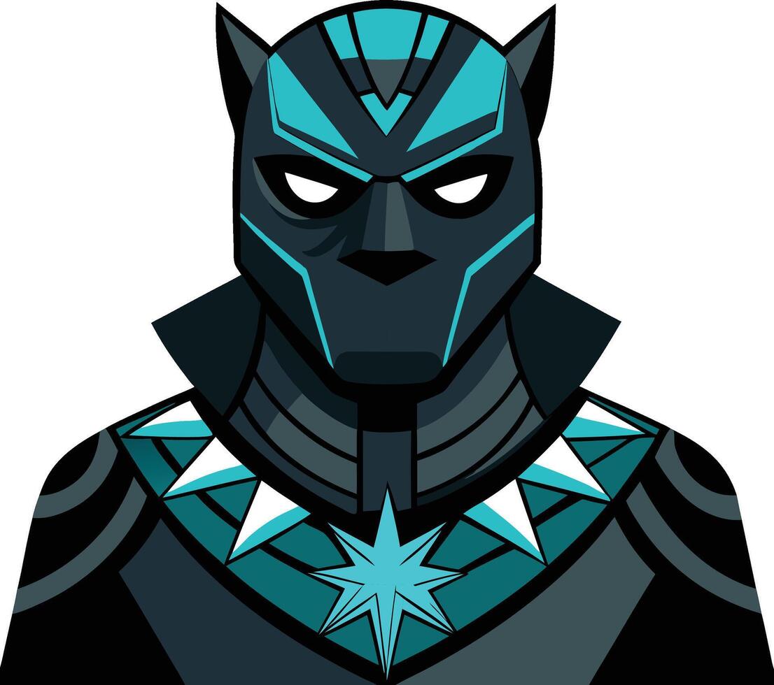 Back Panther Design vector