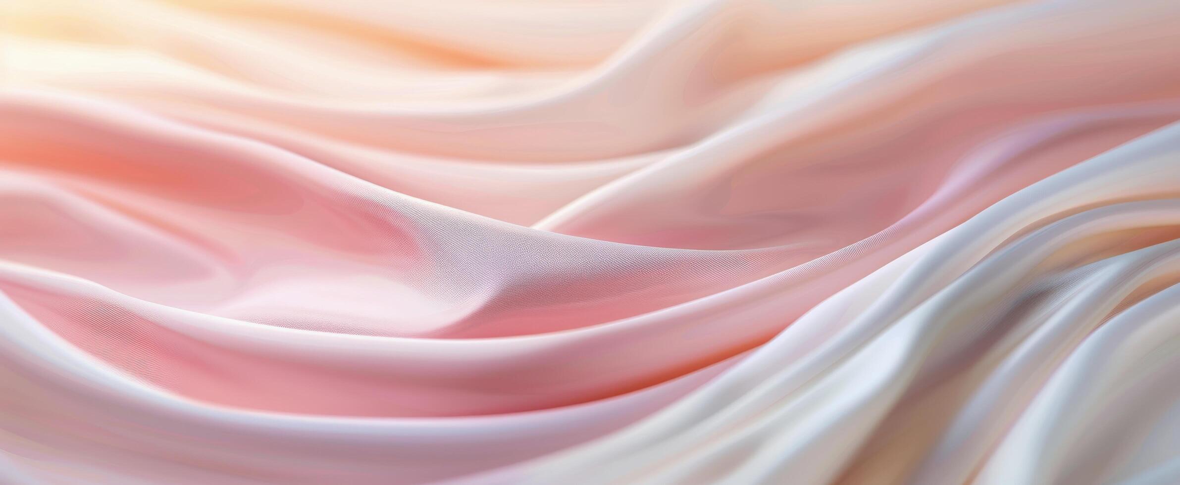 Pink And Yellow Fabric Swirling photo