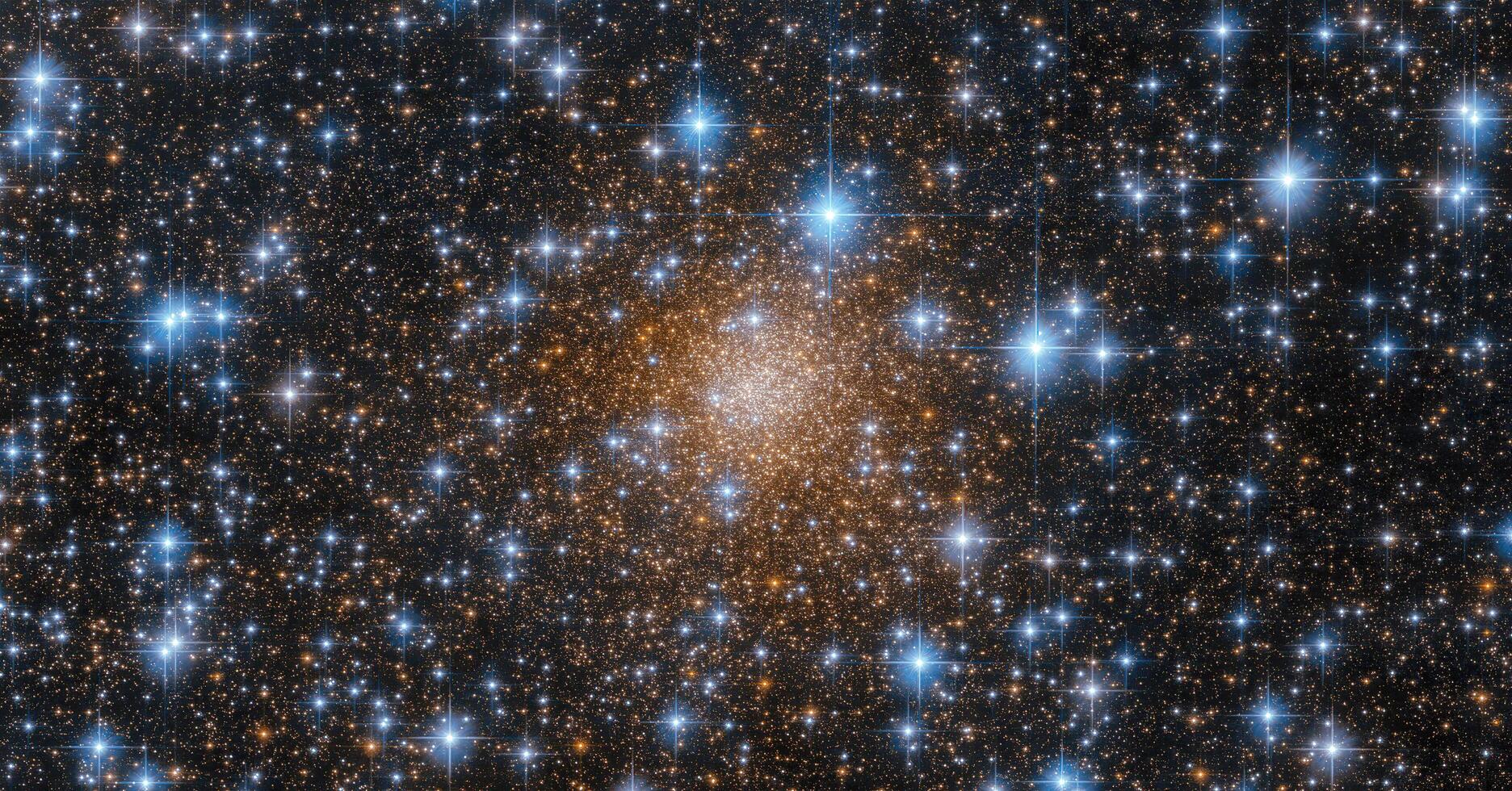 Globular cluster Liller 1 located in the constellation Scorpius. photo
