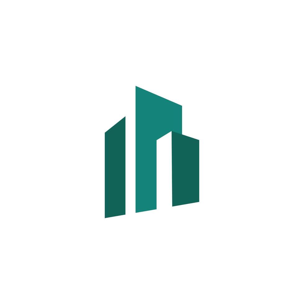 real estate colorful logo vector