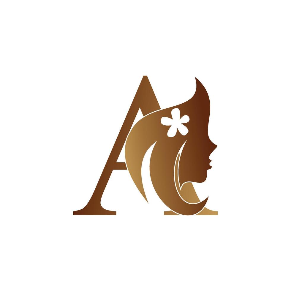 beauty letter logo a design icon element with creative unique concept vector
