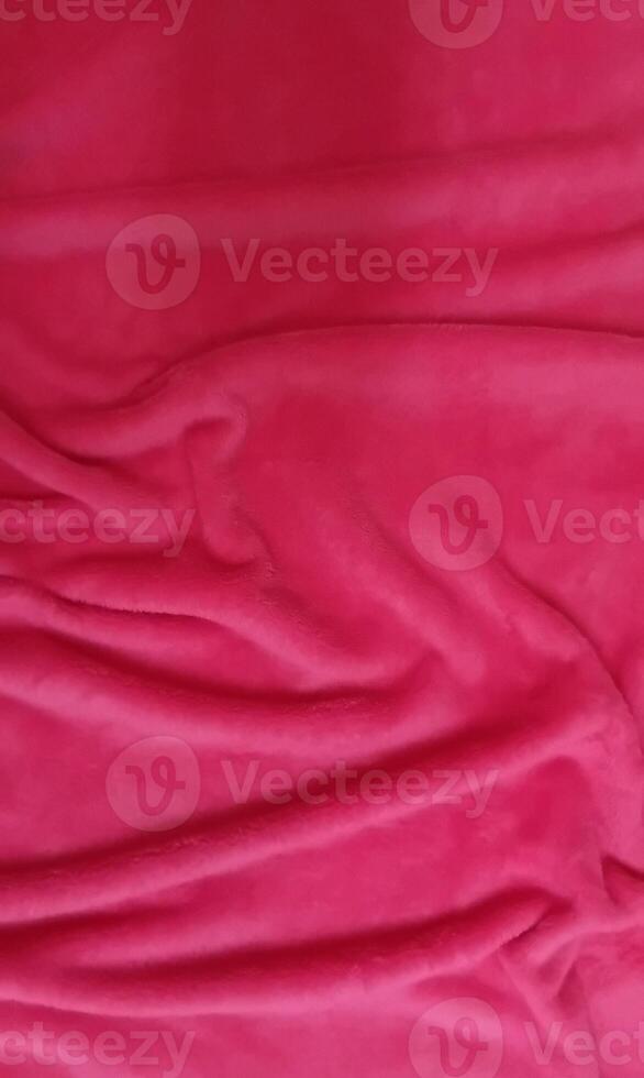Red fabric textile photo