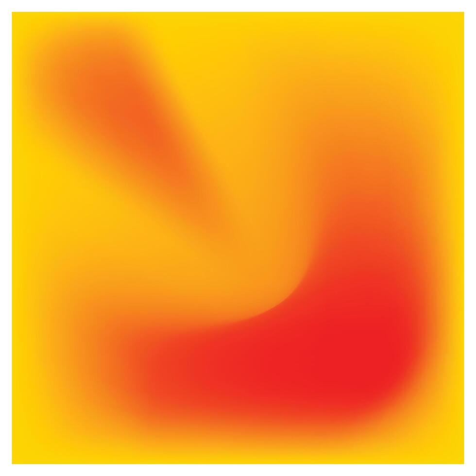 Blood orange gradient mesh mushroom cloud upside down vector