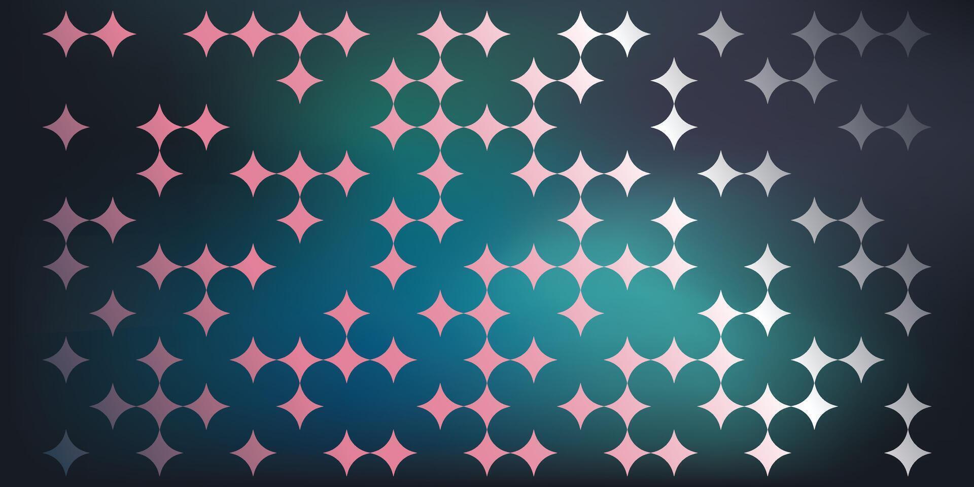 Gradient Stars, minimal art design vector