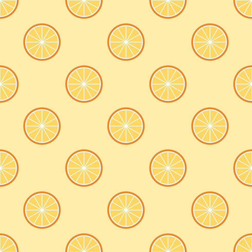 Orange seamless pattern background illustration vector