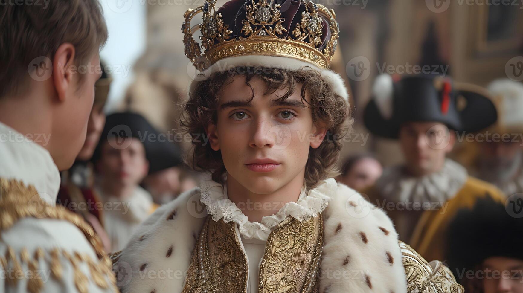 Biblical Story, Solomon Becomes King of Israel, Replacing His Father David photo