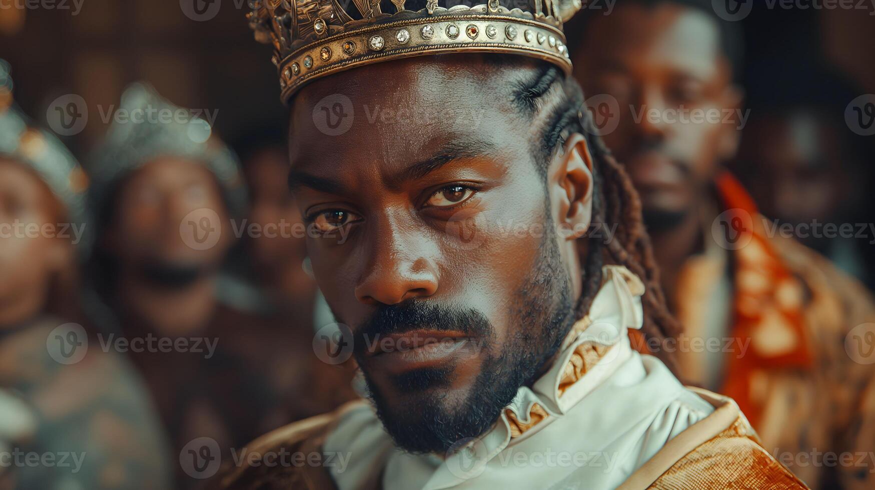 Biblical Story, Solomon Becomes King of Israel, Replacing His Father David photo