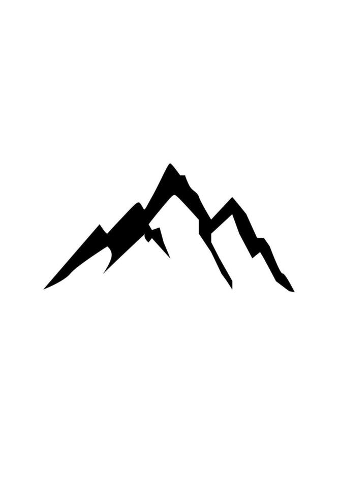 simple mountain for logo vector