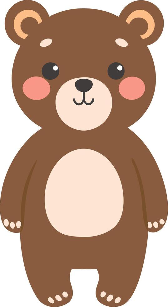 Cute Bear Illustration vector